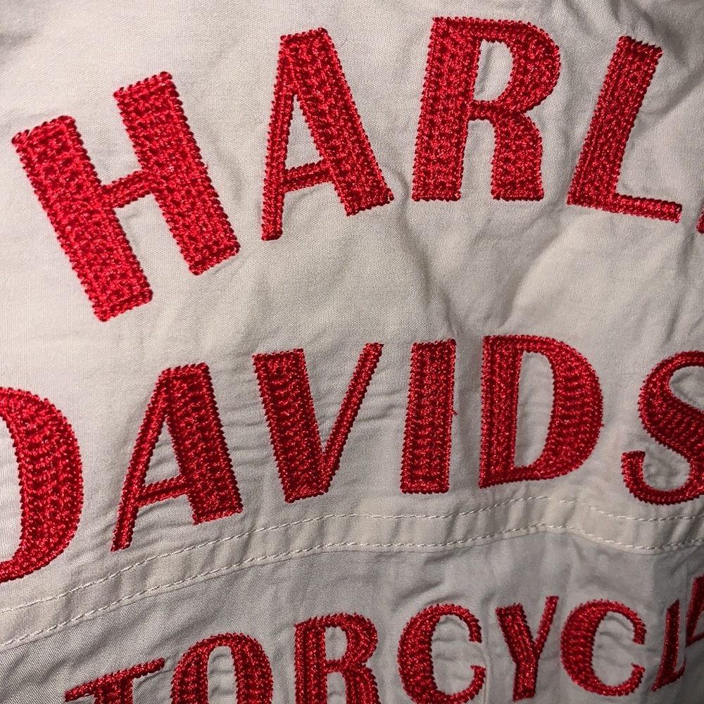 NWT HARLEY DAVIDSON WOVEN SLEEVELESS TOP - Picture 8 of 10